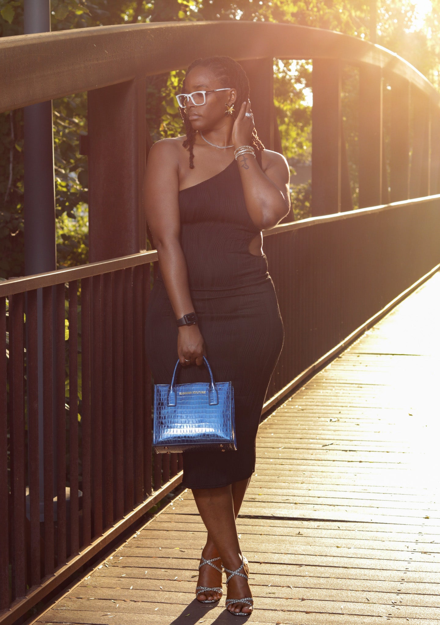 Trina | One Shoulder Cutout Midi