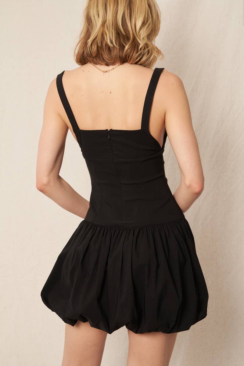 Anna | Strappy Bubble Mini Dress