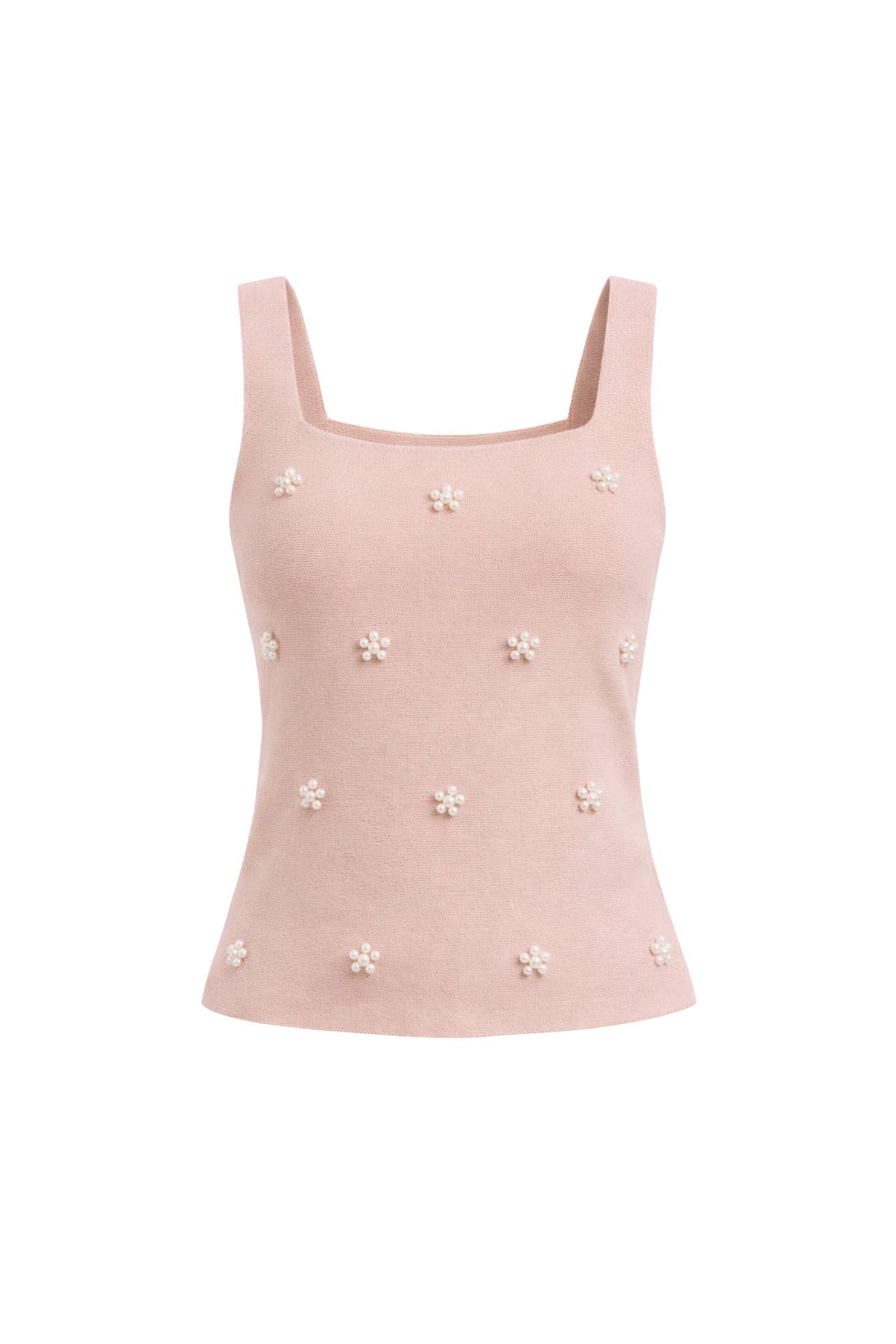 Pearl Embellished Tank | Sage