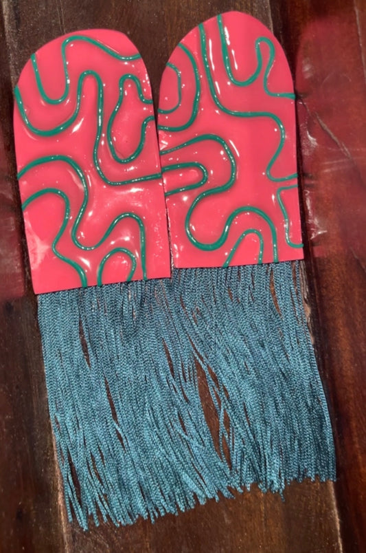 Turquoise Wave Tassel