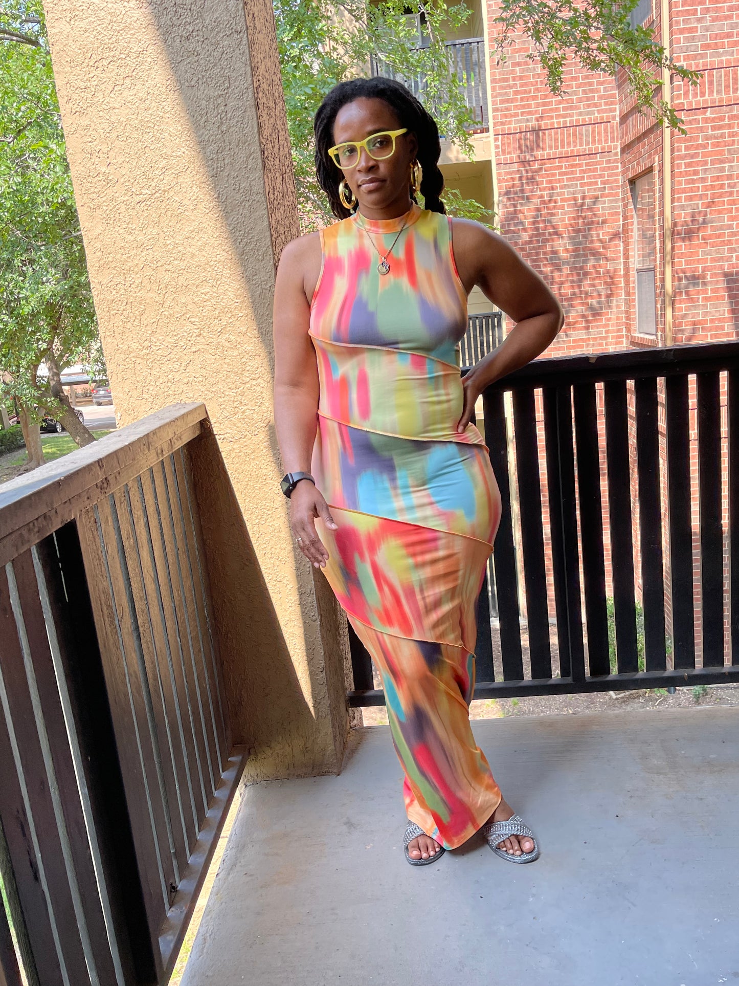 Tina | Tie Dye Sleeveless Dress