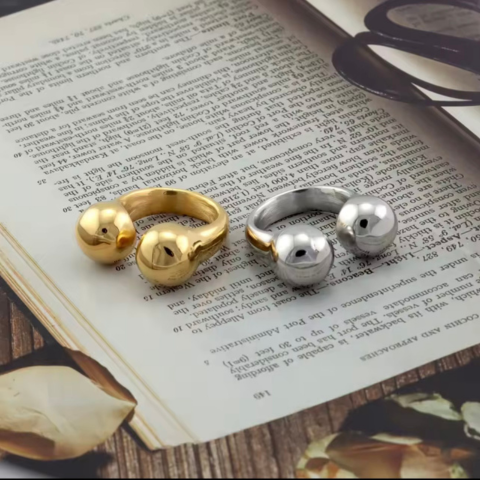 Gold Gemini Ring