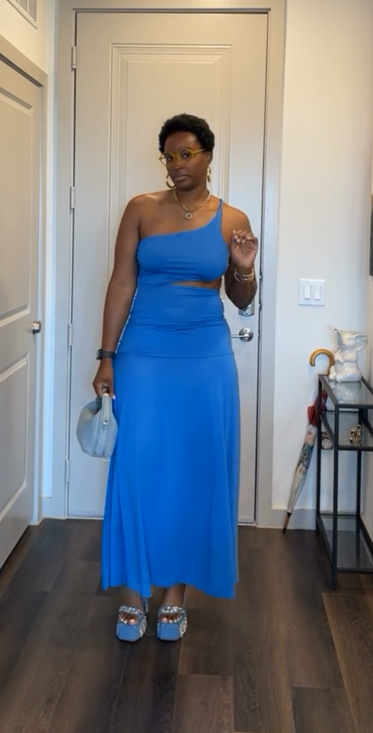 Rhi | One Shoulder Cutout Maxi