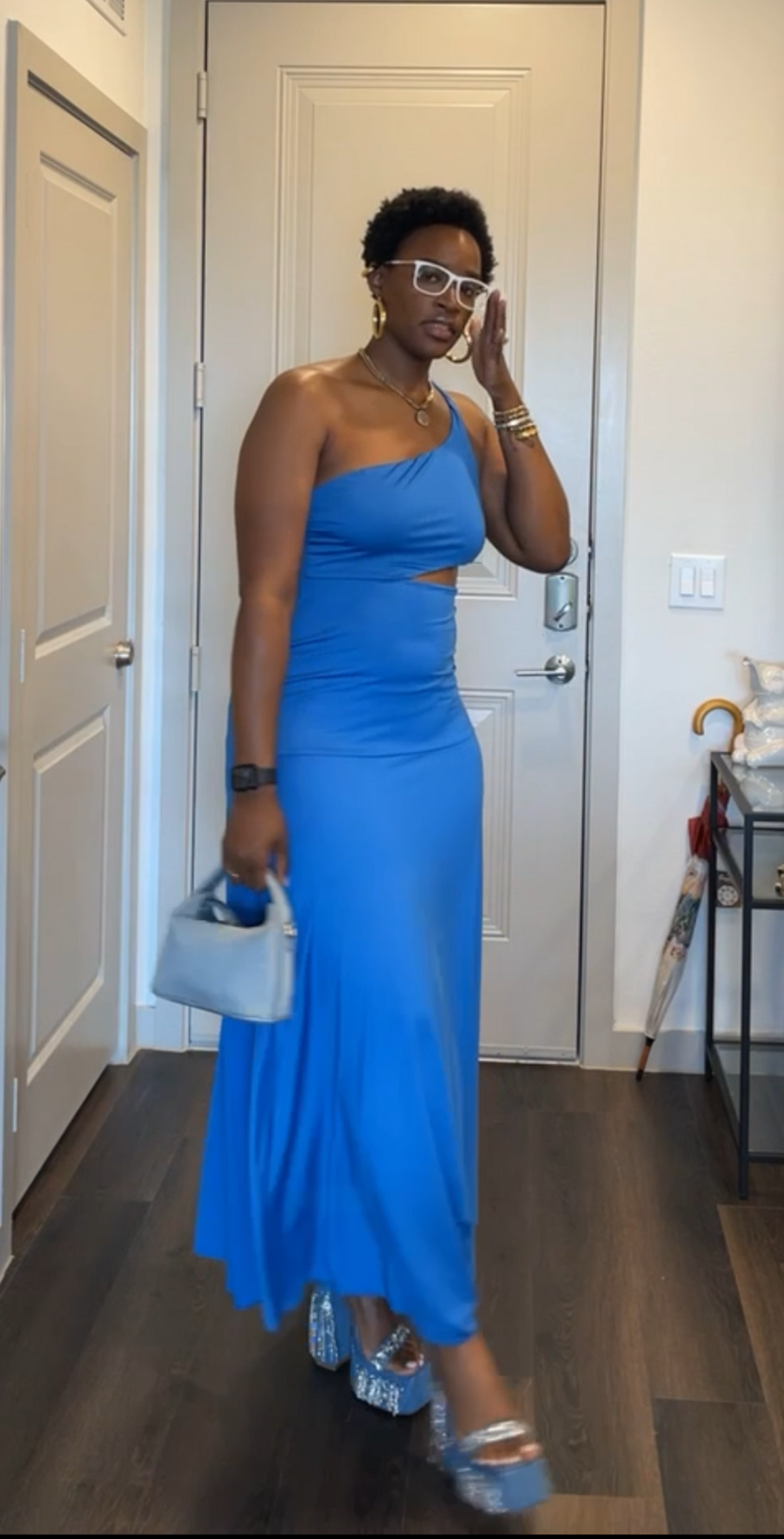 Rhi | One Shoulder Cutout Maxi