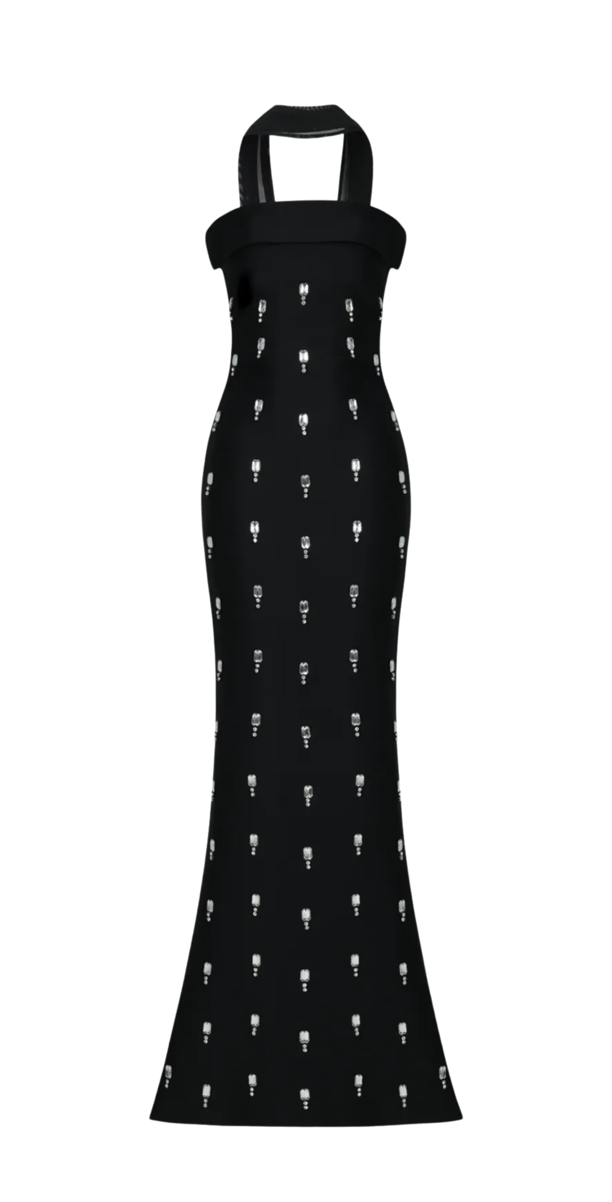 Angela | Black Diamond Bandage Maxi Dress