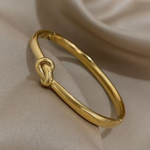 Twisted Knot Bangle