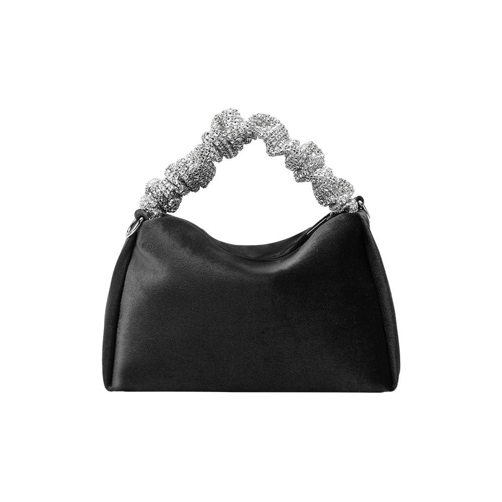 Sharee | Onyx Velvet Bag