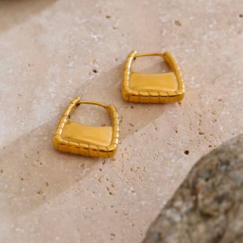 Mini Coin Purse Hoops