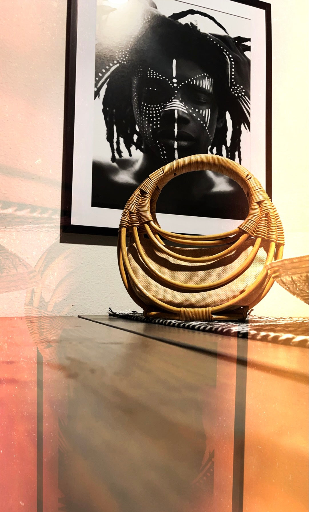Kora | Rattan Circle Bag