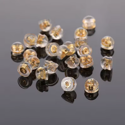 Rose Gold Earring Back Set (10)