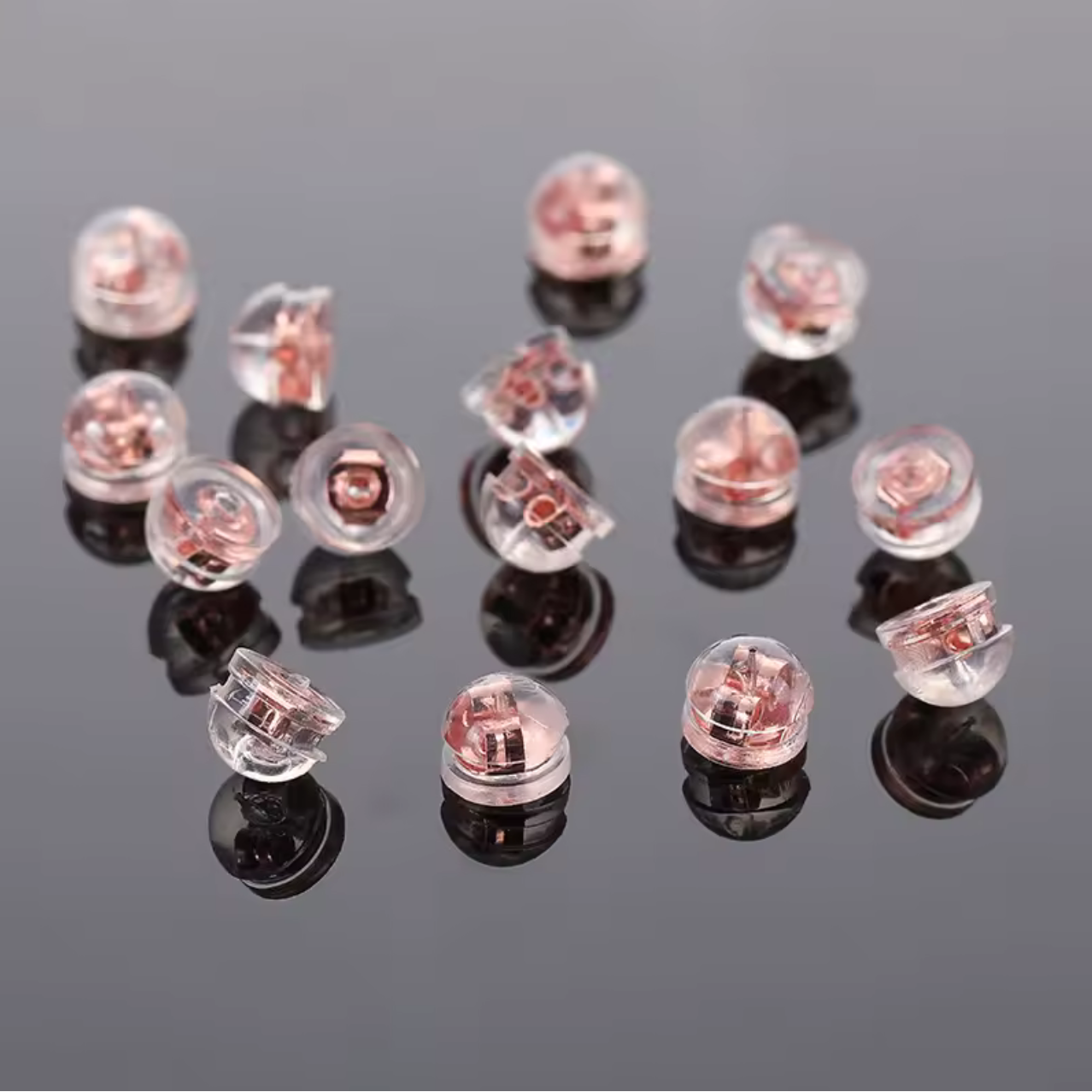 Silver Earring Back Set (10)