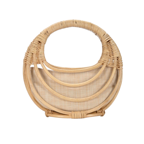 Kora | Rattan Circle Bag