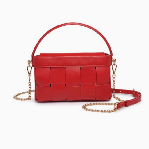 Aurora | Red Woven Tote