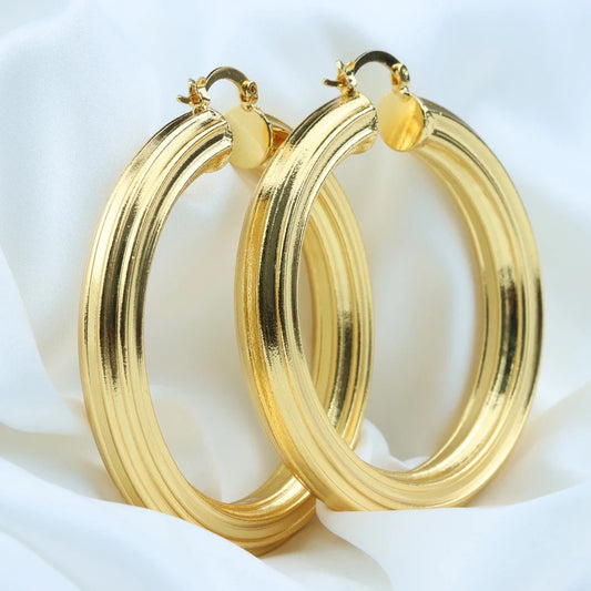 Chunky Groove Hoops